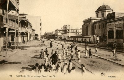 Port-Said. - Lesseps Street. - LL., C1918-c1939. de Unbekannt