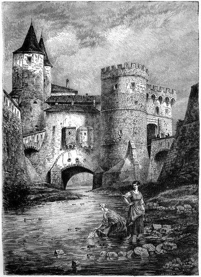 Porte des Allemands German Gate, Metz, França, século XVI 1882-1884 de Unbekannt