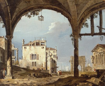 Pórtico com Lanterna, 174145. de Unbekannt