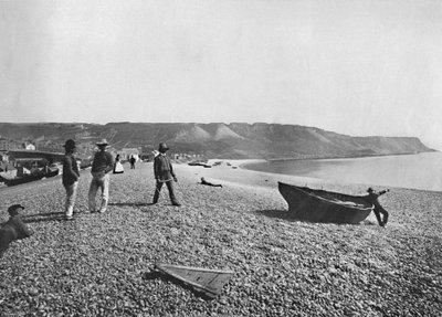 Portland - Praia de Chesil, 1895 de Unbekannt