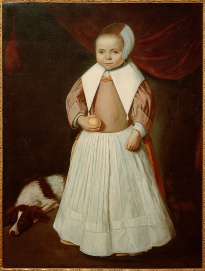Retrato de uma menina com um limão de Unbekannt