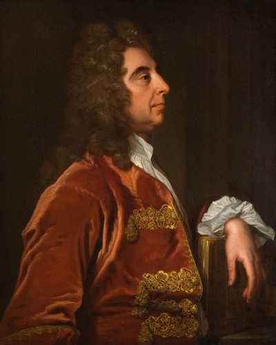 Retrato De Um Homem De Vermelho, 1700-1750. de Unbekannt