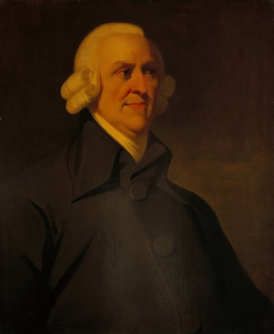 Retrato de Adam Smith 1723-1790, 1795 de Unbekannt