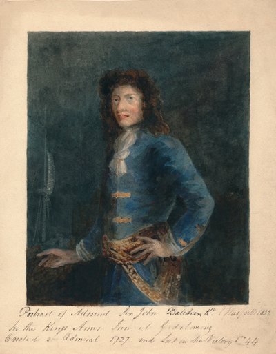 Retrato do almirante Sir John Balchin, 1832. de Unbekannt
