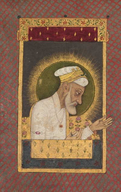 Retrato de Alamgir r. 1658-1707, c. 1700 de Unbekannt