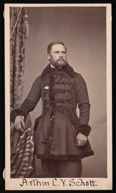 Retrato de Arthur Carl Victor Schott 1814-1875, Antes de 1875. de Unbekannt