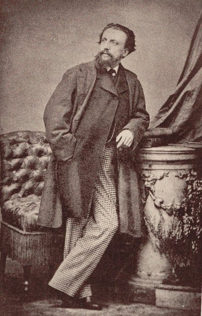 Retrato de Arthur Kalkbrenner 1828-1869, 1860. de Unbekannt