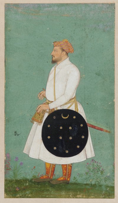 Retrato de Asalat Khan, ca. 1645. de Unbekannt