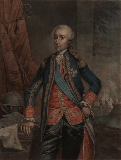 Retrato de Charles Hector, comte dEstaing 1729-1794, 1778. de Unbekannt