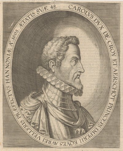 Retrato de Carlos III de Croÿ 1560-1612, 1600s. de Unbekannt