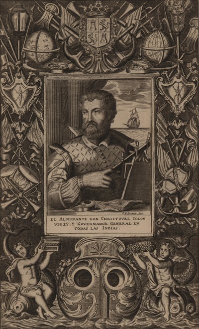 Retrato de Cristóvão Colombo, 1625. de Unbekannt