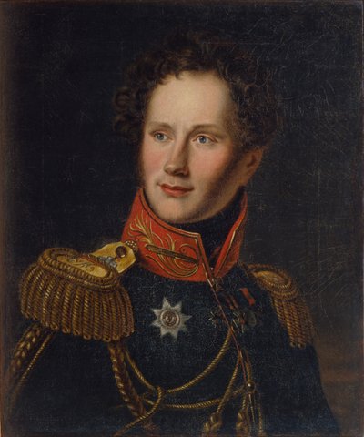 Retrato do conde Alexey Fyodorovich Orlov 1787-1862, c. 1810 de Unbekannt