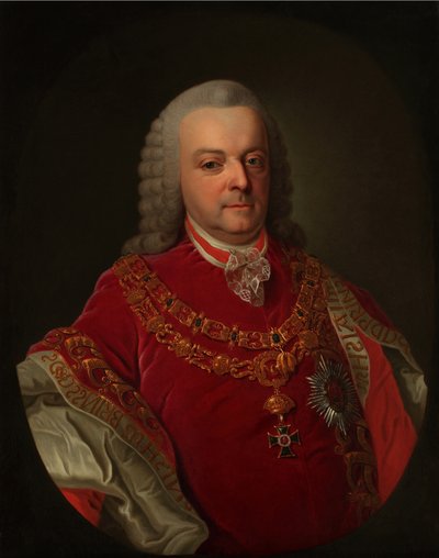 Retrato do conde Ferenc Esterházy de Galántha 1715-1785. de Unbekannt