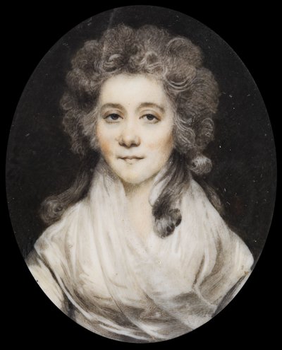 Retrato da condessa Anna Evgenyevna Obolenskaya 1778-1810, final do século XVIII. de Unbekannt