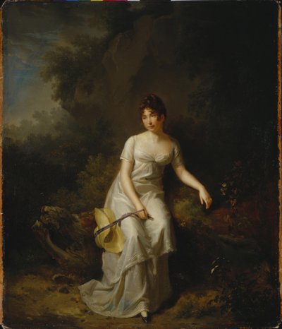 Retrato da condessa Ekaterina Lvovna Golovkina, final do século XVIII. de Unbekannt