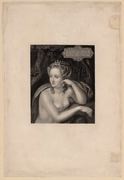 Retrato de Diane de Poitiers 1499-1566, meados do século XVI. de Unbekannt