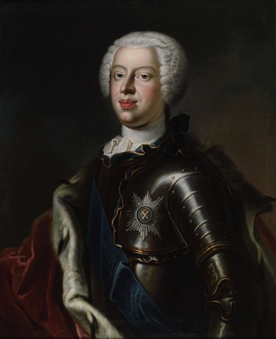 Retrato do duque Anthony Ulrich de Brunswick 1714-1774, c. 1740 de Unbekannt
