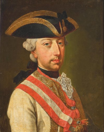 Retrato do imperador Joseph II 1741-1790, c. 1780. de Unbekannt