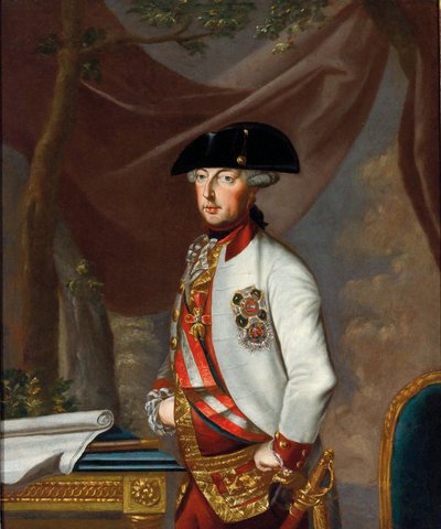 Retrato do imperador Joseph II 1741-1790, ca 1770. de Unbekannt