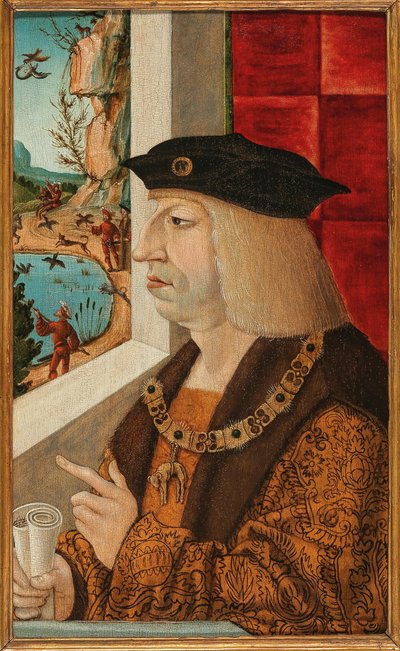 Retrato do Imperador Maximiliano I 1459-1519, século XVI. de Unbekannt