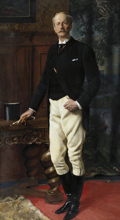 Retrato de Ernst I, duque de Saxe-Altenburg 1826-1908, 1893 de Unbekannt