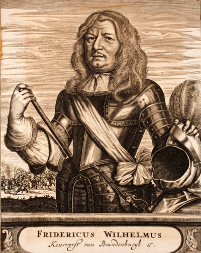 Retrato de Frederick William 1620-1688, eleitor de Brandemburgo, duque da Prússia, 1675. de Unbekannt