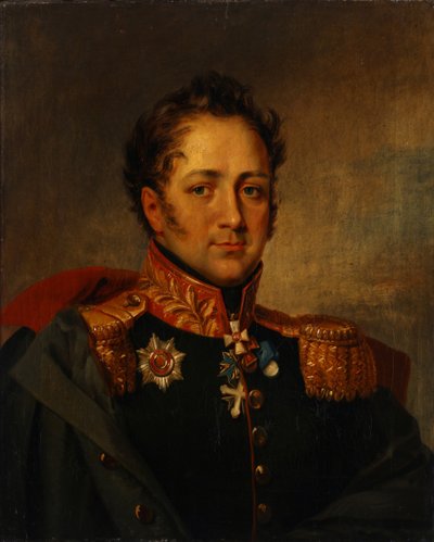 Retrato do general Alexander Alexandrovich Pisarev 1780-1848, primeiro trimestre do século XIX. de Unbekannt