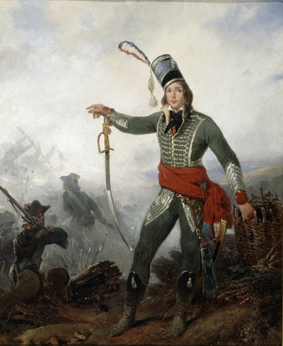 Retrato do General François Séverin Marceau-Desgraviers 1769-1796, c. 1830. de Unbekannt