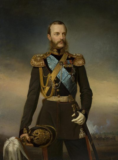 Retrato do Grão-Duque Michael Nikolaevich da Rússia 1832-1909, início da década de 1860 de Unbekannt