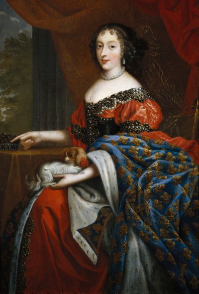 Retrato de Henriette Anne Stuart, pintura anónima de Unbekannt