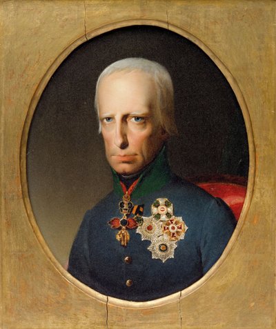 Retrato do Sacro Imperador Romano Francisco II 1768-1835, c. 1830 de Unbekannt