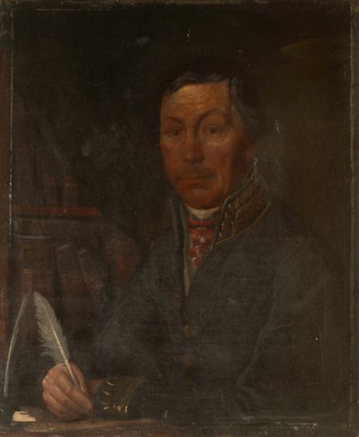 Retrato de Ivan Ivanovich Martynov 1777-1807, 1800 de Unbekannt