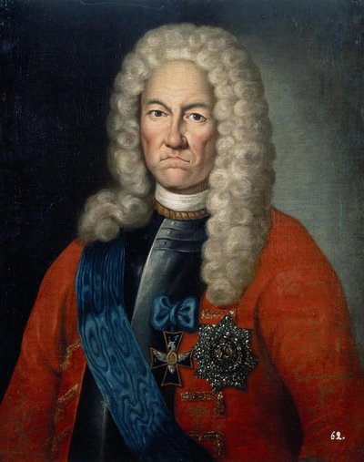 Retrato de Jacob Daniel Bruce 1669-1735, primeiro terço do século XVIII de Unbekannt