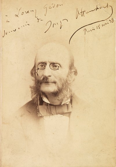 Retrato de Jacques Offenbach 1819-1880, 1878. de Unbekannt