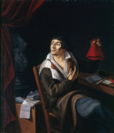 Retrato de Jean-Paul Marat 1743-1793, c. 1793. de Unbekannt