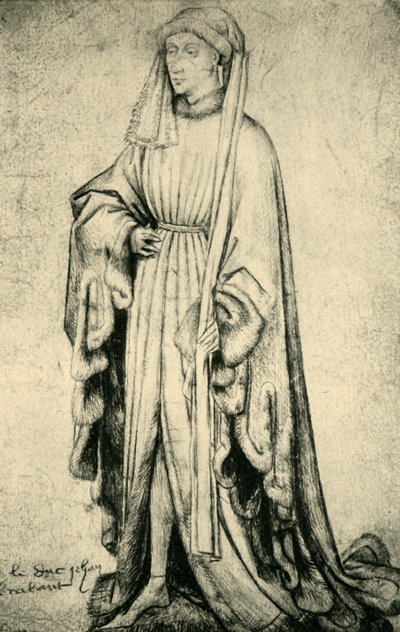 Retrato de João IV, Duque de Brabante, 1460-1470, 1943. de Unbekannt