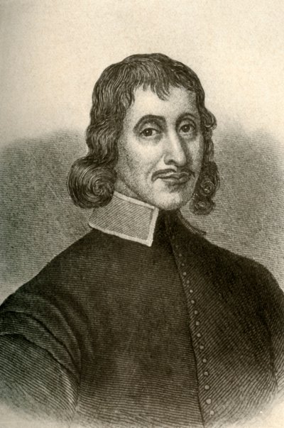 Retrato de John Winthrop, o segundo, em trajes puritanos de Massachusetts, c1640-50, 1937 de Unbekannt