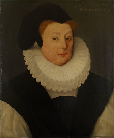 Retrato de Katherine, Lady Gresley, 1585. de Unbekannt
