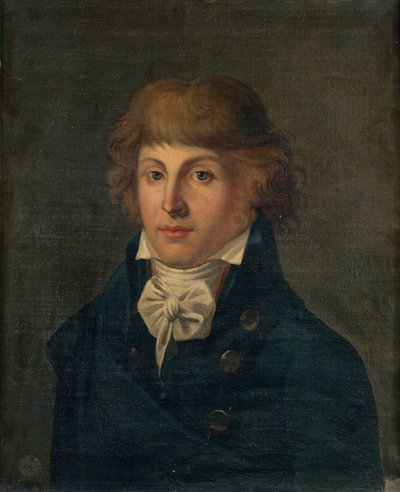 Retrato de Louis Antoine de Saint-Just 1767-1794, depois de 1767. de Unbekannt