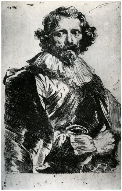 Retrato de Lucas Vorsterman, 1627-1632 1958 de Unbekannt