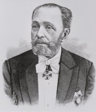 Retrato de Marius Petipa 1818-1910, 1899 de Unbekannt