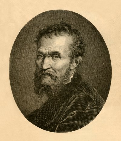 Retrato de Michael Angelo Buonarotti, 1881. de Unbekannt