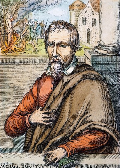 Retrato de Miguel Servet, início do século XVIII de Unbekannt