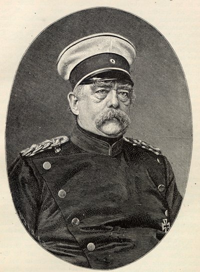 Retrato de Otto von Bismarck 1815-1898. de Unbekannt