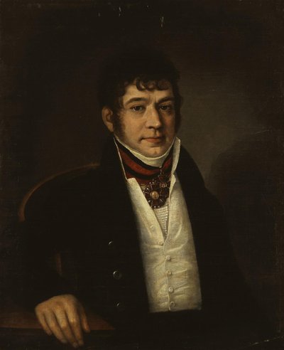 Retrato de Platon Bogdanovich Ogarev 1777-1838, década de 1810 de Unbekannt