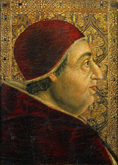 Retrato do Papa Alexandre VI 1431-1503, década de 1490. de Unbekannt