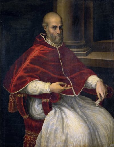 Retrato do Papa Marcelo II 1501-1555. de Unbekannt