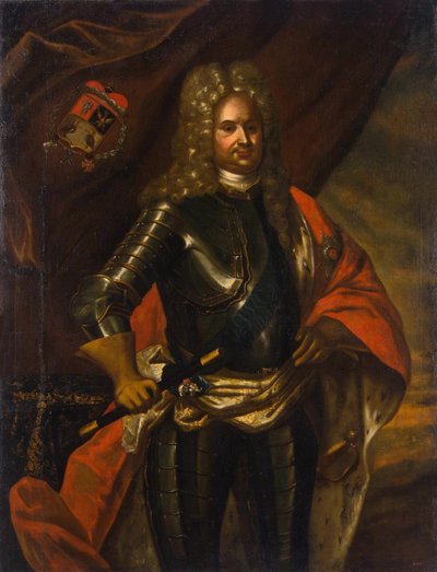 Retrato do príncipe Anikita Ivanovich Repnin 1668-1726, 1724 de Unbekannt