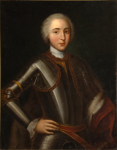 Retrato do príncipe Nikolay Fyodorovich Golitsyn 1728-1780, 1750 de Unbekannt