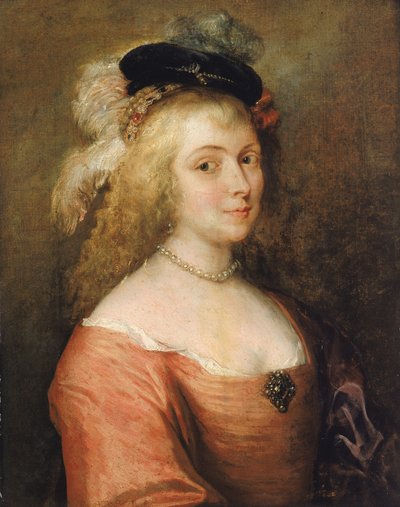 Retrato da Esposa de Rubens, século XVII. de Unbekannt